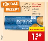 Sonntagsbrötchen im Angebot bei Netto Marken-Discount in Grevenbroich Sonntagsbrötchen Angebote von Genuss Welt bei Netto Marken-Discount Grevenbroich für 1,59 €