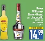 Aktuelles Williams-Birnen-Brand oder Limoncello Angebot bei EDEKA in Ingolstadt ab 14,99 €