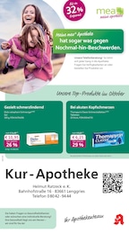 mea - meine apotheke Prospekt für Lenggries: "Unsere Oktober-Angebote", 4 Seiten, 01.10.2025 - 31.10.2025
