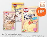 Paradiescreme von Dr. Oetker im aktuellen tegut Prospekt für 0,88 €