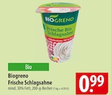 BIOGRENO Frische Bio Schlagsahne Angebote bei famila Nordost Stade für 0,99 €