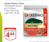 Tassimo T-Discs Angebote von Jacobs bei GLOBUS Duisburg für 4,44 €