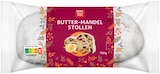 REWE Duderstadt - Butter-Mandel-Stollen Angebot im Prospekt Butter-Mandel-Stollen bei REWE im Duderstadt Prospekt für 4,99 €