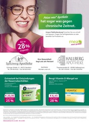 mea - meine apotheke Apotheke Prospekt der aktuellen Woche mit 4 Seiten, gültig von 01.11.2023 bis 30.11.2023, in Garching und Umgebung Aktueller mea - meine apotheke Apotheke Prospekt in Garching und Umgebung, "Unsere November-Angebote" mit 4 Seiten, 01.11.2023 - 30.11.2023