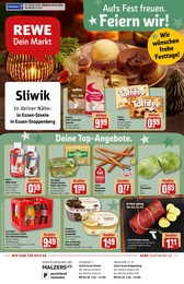 REWE Prospekt für Essen mit 27 Seiten REWE Prospekt "Dein Markt" für Essen, 27 Seiten, 16.12.2024 - 21.12.2024