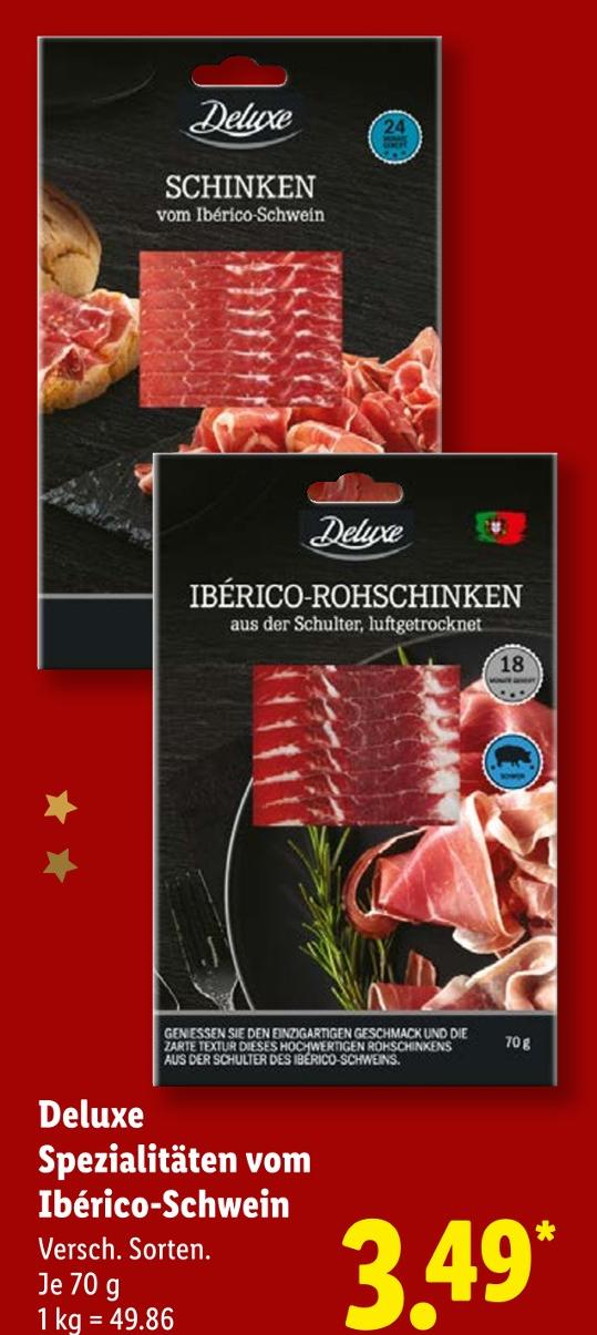 Schinken vom Ibérico-Schwein