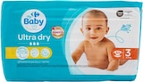 Couches ultra dry - CARREFOUR BABY en promo à 6,49 € chez Carrefour Couches ultra dry - CARREFOUR BABY dans le catalogue Carrefour
