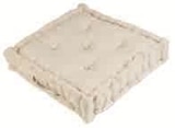 Coussin de sol 50x50x10cm en promo chez Hyper U Belfort à 11,90 €