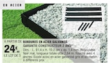 Bordures en acier galvanisé dans le catalogue E.Leclerc
