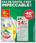 Lessive liquide - Ariel en promo chez Super U Hyères à 14,99 €