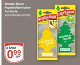 Papierluftfrischer im Angebot bei GLOBUS in Trier Papierluftfrischer Angebote von Wunder-Baum bei GLOBUS Trier für 0,99 €