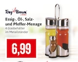 Essig-, Öl-, Salz- und Pfeffer-Menage bei Kaufhaus Stolz im Süderholz Prospekt für 6,99 €