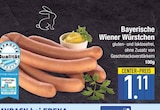 Bayerische Wiener Würstchen Angebote bei EDEKA Ingolstadt für 1,11 €
