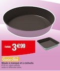 Moule à manqué et à clafoutis - GUARDINI en promo chez Carrefour Drancy à 3,99 €