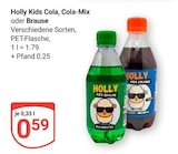 Kids Cola im Angebot bei GLOBUS in Lennestadt Kids Cola Angebote von Holly bei GLOBUS Lennestadt für 0,59 €