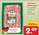 Thüringer Streichmett für 2,49 € bei Netto Marken-Discount im Angebot Thüringer Streichmett im aktuellen Netto Marken-Discount Prospekt