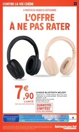 Promos Casque Audio dans le catalogue "Intermarché" de Intermarché Express Casque Audio en promo dans le catalogue Intermarché Express à la page 15