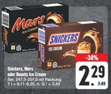 Snickers, Mars oder Bounty Ice Cream im Angebot bei EDEKA in Gera Snickers, Mars oder Bounty Ice Cream Angebote von Mars bei EDEKA Gera für 2,29 €