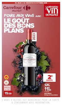 Prospectus Carrefour Market à La Rochette, "FOIRE AUX VINS AVEC LE GOÛT DES BONS PLANS", 20 pages de promos valables du 02/10/2025 au 19/10/2025