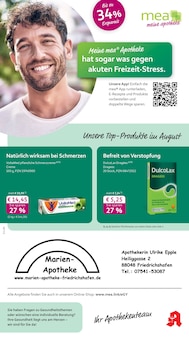 Aktueller mea - meine apotheke Prospekt "Unsere August-Angebote" für Friedrichshafen Aktueller mea - meine apotheke Prospekt für Friedrichshafen mit Seiten