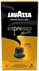 Kaffee im REWE Prospekt Espresso Lungo Kaffeekapseln von Lavazza im aktuellen REWE Prospekt für 2,99 €