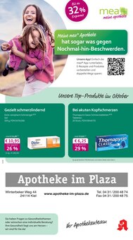 Aktueller mea - meine apotheke Prospekt für Kiel mit  Seiten
