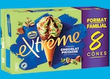 Cônes glacés chocolat pistache pépites de nougatine x8 à Intermarché Super dans Vescemont Cônes glacés chocolat pistache pépites de nougatine x8 à Intermarché Super dans Vescemont