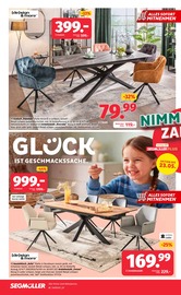 Aktueller Segmüller Prospekt mit Esstisch, "ZUM GLÜCK GIBT’S SEGMÜLLER", Seite 6