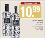 Vodka im Angebot bei WEZ in Löhne Vodka Angebote von Three Sixty bei WEZ Löhne für 10,99 €