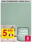 Peinture TDP Décoration Murs et Boiseries Satin 0,5L en promo chez Décor Discount Toulouse à 5,90 €