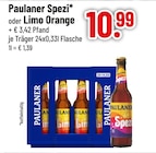 Paulaner Spezi oder Limo Orange im Trinkgut Prospekt zum Preis von 10,99 €