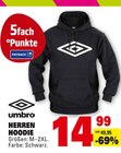 HERREN HOODIE Angebote von umbro bei E center Mannheim für 14,99 €