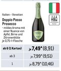 Prosecco Angebote von Doppio Passo bei Metro Köln für 8,91 €