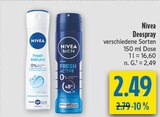 Fresh Natural Angebote von Nivea bei diska Amberg für 2,49 €