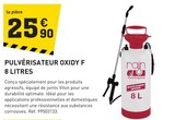 Promo Pulvérisateur oxidy F 8 litres à 25,90 € dans le catalogue Tout Faire à Villebois-Lavalette