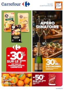 Prospectus Carrefour à Livry-Gargan, "APÉRO DINATOIRE", 94 pages de promos valables du 02/12/2025 au 15/12/2025