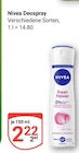 Deospray im Angebot bei GLOBUS in Oberursel Deospray Angebote von Nivea bei GLOBUS Oberursel für 2,22 €