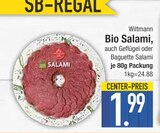 Bio Salami von Wiltmann im aktuellen EDEKA Prospekt für 1,99 €