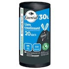 20 sacs poubelle 30 L - CARREFOUR - Carrefour à Antibes 20 sacs poubelle 30 L - CARREFOUR en promo chez Carrefour Antibes à 1,84 €