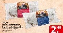 Hofgut Edelmarzipanstollen, Christ- oder Butterstollen