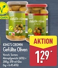 Gefüllte Oliven von KING’S CROWN im aktuellen ALDI Nord Prospekt für 1,29 €