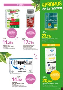 Promo Spiruline Bio dans le catalogue NaturéO du moment à la page 11