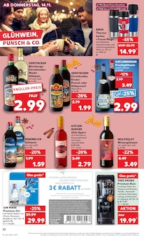 Glühwein im Kaufland Prospekt "Aktuelle Angebote" mit 64 Seiten (Karlsruhe)