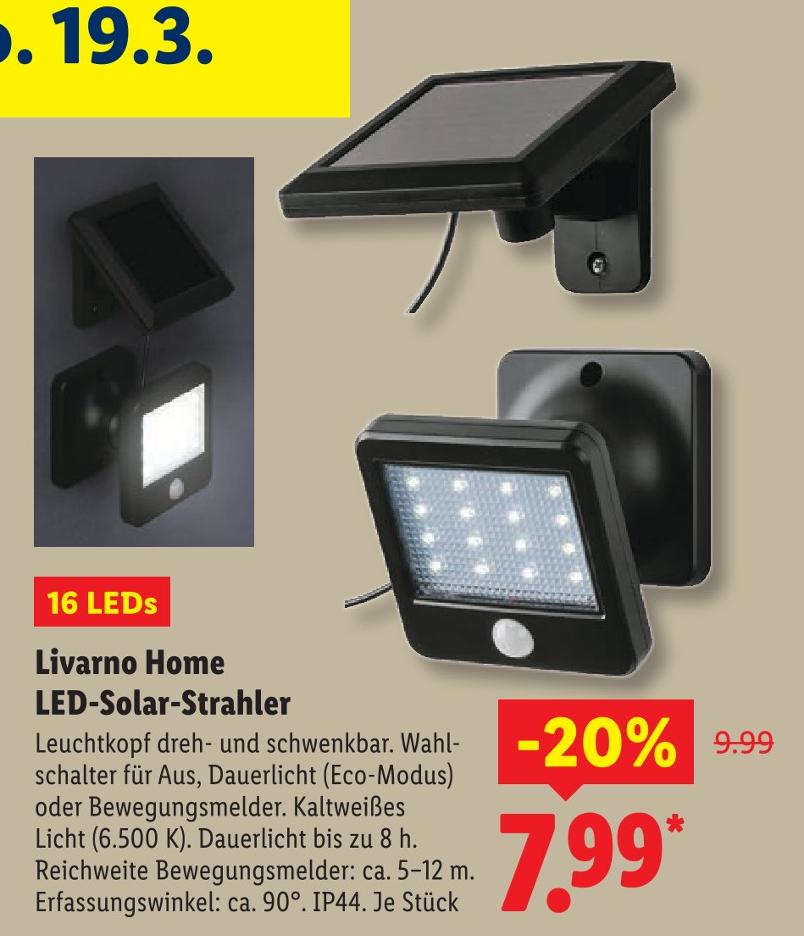 LED-Solar-Strahler