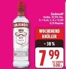 Vodka, 37,5% Vol. von Smirnoff für 7,99 € bei EDEKA im Angebot Vodka, 37,5% Vol. von Smirnoff im aktuellen EDEKA Prospekt
