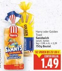 Harry oder Golden Toast Sandwich von Harry für 1,49 € bei E center im Angebot Harry oder Golden Toast Sandwich von Harry im aktuellen E center Prospekt