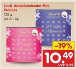 Adventskalender Mini Pralines im Angebot bei Netto Marken-Discount in Kamp-Lintfort Adventskalender Mini Pralines Angebote von Lindt bei Netto Marken-Discount Kamp-Lintfort für 10,49 €