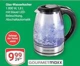 Glas-Wasserkocher im Angebot bei GLOBUS in Bochum Glas-Wasserkocher Angebote von GOURMETmaxx bei GLOBUS Bochum für 9,99 €