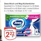 GLOBUS Gars - Wisch und Weg Küchentücher Sparblatt Angebot im Prospekt Wisch und Weg Küchentücher Sparblatt bei GLOBUS im Gars Prospekt für 2,22 €