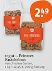 Knäckebrot im tegut Prospekt Feinstes Knäckebrot von tegut... im aktuellen tegut Prospekt für 2,49 €